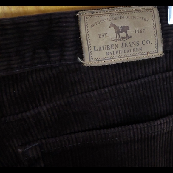 Ralph Lauren Petite SUPER SOFT Brown Courdoroys - Picture 6 of 7